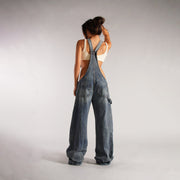 Y2K denim overalls