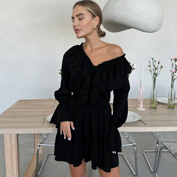 FlauntV - Y2K Ruffle Dress