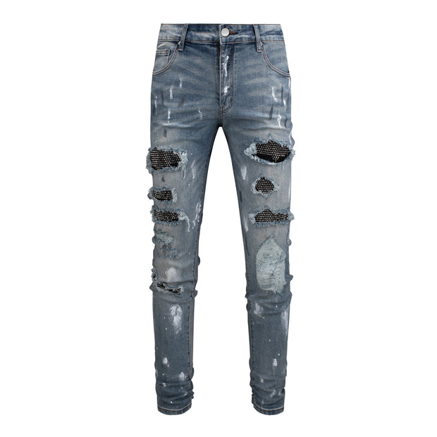 Midnight Paintwork Jeans